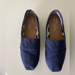 TOMS Navy Canvas Classic Alpargatas